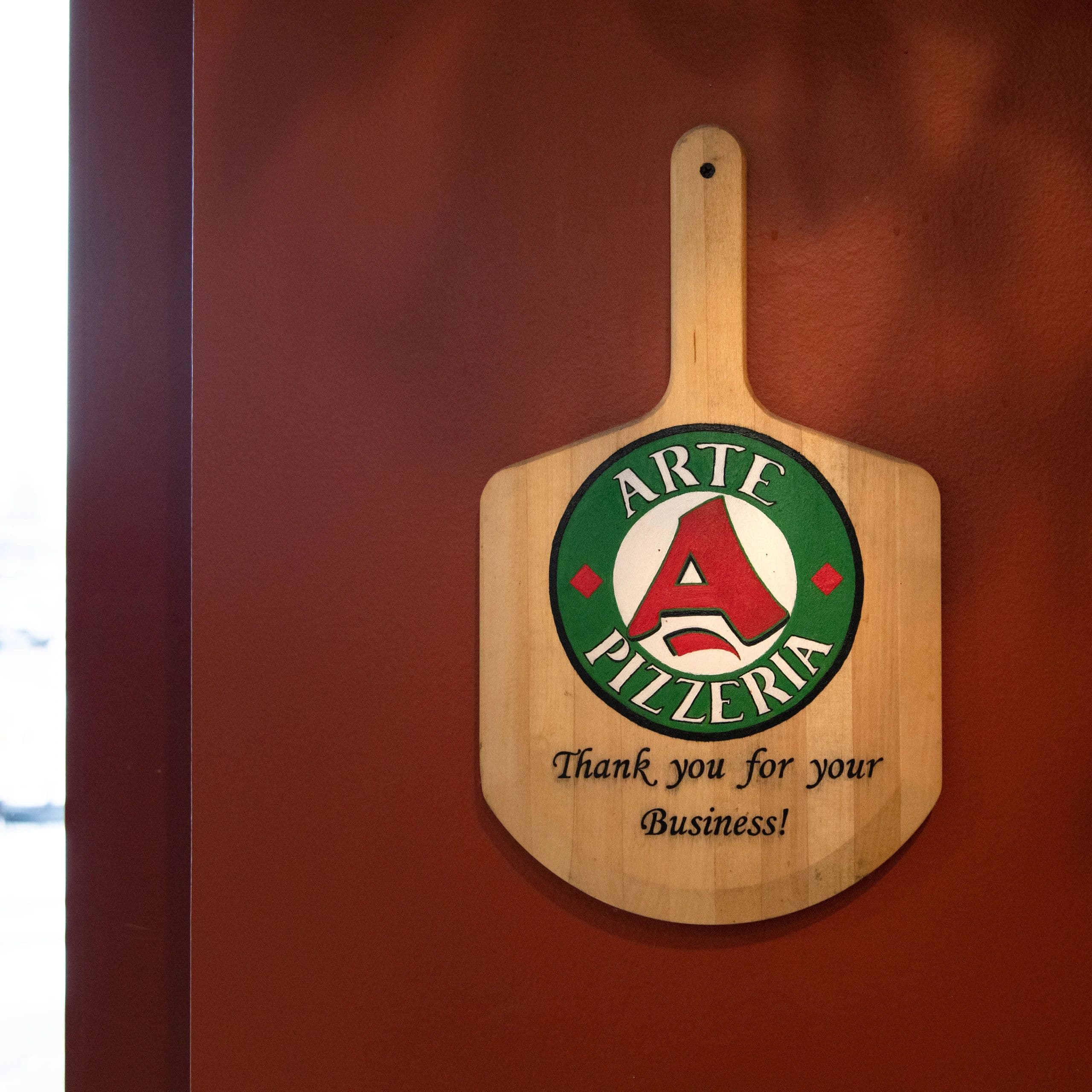 Inside Arte Pizzeria's kitchen