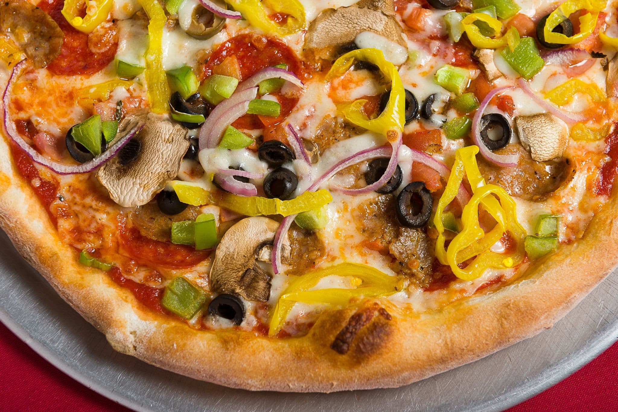 Arte Pizzeria — hand-crafted pizza with fresh vegetables